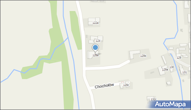 Chochołów, Chochołów, 128a, mapa Chochołów