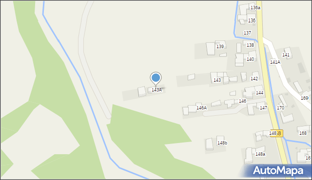 Chochołów, Chochołów, 143A, mapa Chochołów