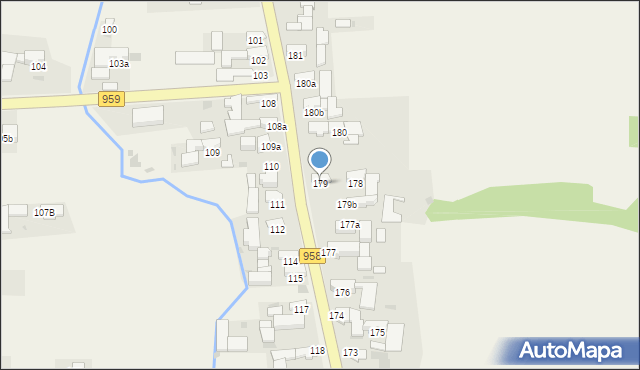 Chochołów, Chochołów, 179, mapa Chochołów