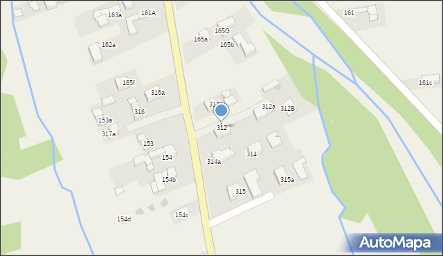 Chochołów, Chochołów, 312, mapa Chochołów