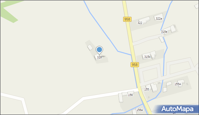 Chochołów, Chochołów, 319, mapa Chochołów