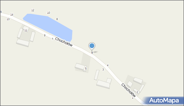 Chochołów, Chochołów, 6, mapa Chochołów