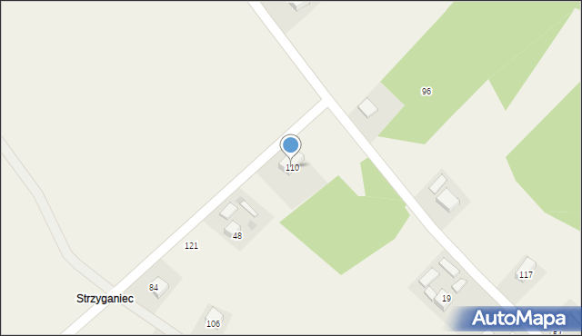 Chochorowice, Chochorowice, 110, mapa Chochorowice