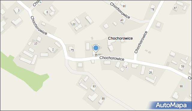 Chochorowice, Chochorowice, 35, mapa Chochorowice