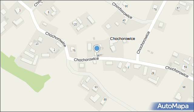 Chochorowice, Chochorowice, 36, mapa Chochorowice