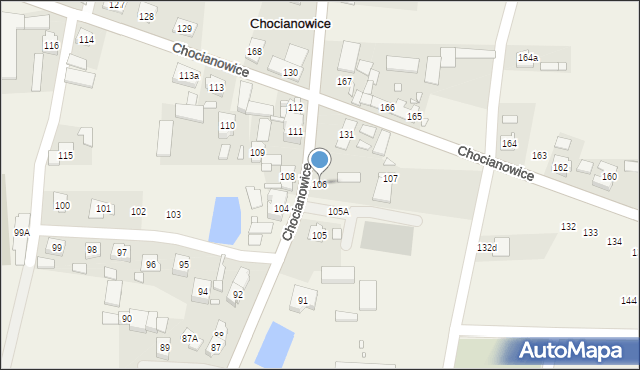 Chocianowice, Chocianowice, 106, mapa Chocianowice