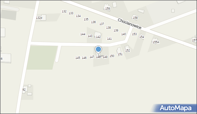 Chocianowice, Chocianowice, 148, mapa Chocianowice