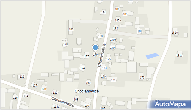 Chocianowice, Chocianowice, 176, mapa Chocianowice