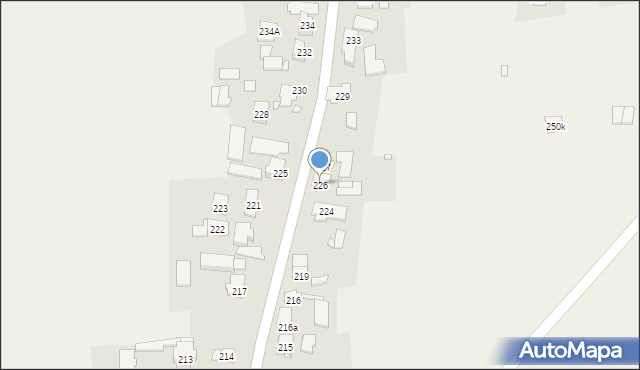 Chocianowice, Chocianowice, 226, mapa Chocianowice