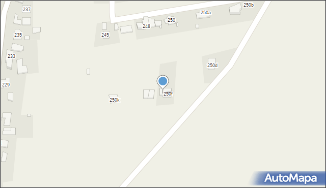 Chocianowice, Chocianowice, 250g, mapa Chocianowice