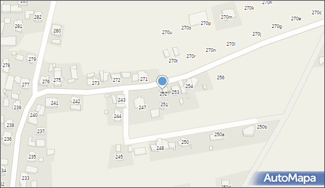 Chocianowice, Chocianowice, 252, mapa Chocianowice
