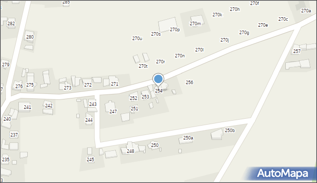 Chocianowice, Chocianowice, 254, mapa Chocianowice