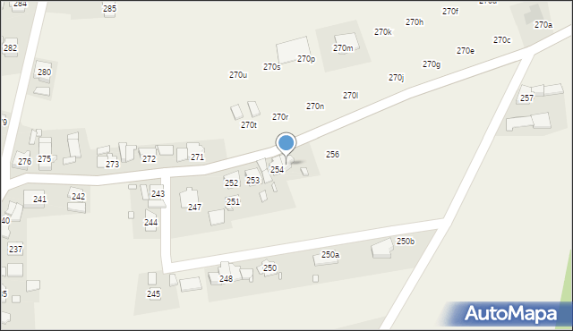 Chocianowice, Chocianowice, 255, mapa Chocianowice