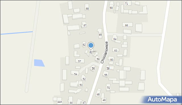 Chocianowice, Chocianowice, 61, mapa Chocianowice