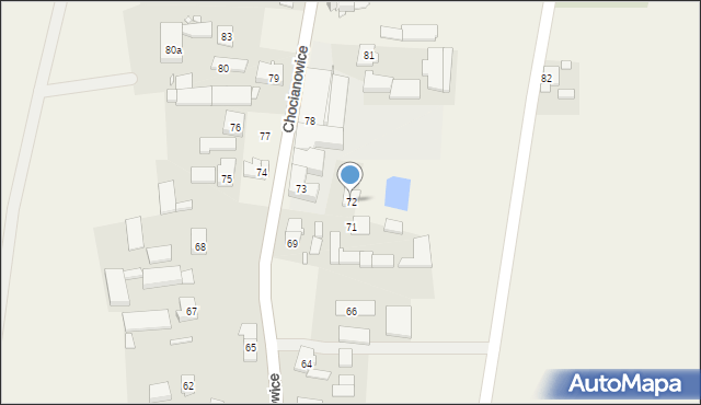 Chocianowice, Chocianowice, 72, mapa Chocianowice