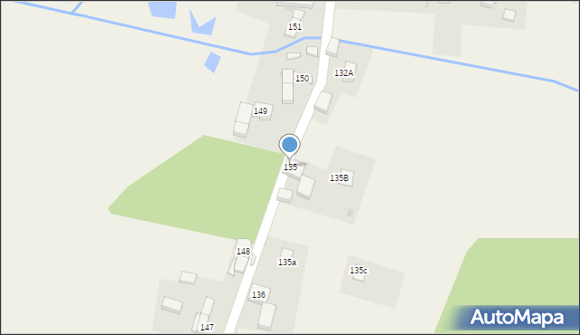 Chocianowiec, Chocianowiec, 135, mapa Chocianowiec