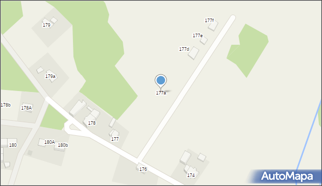 Chocianowiec, Chocianowiec, 177a, mapa Chocianowiec