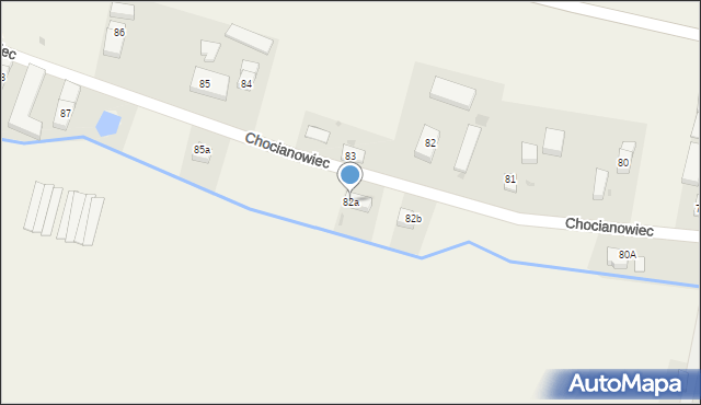 Chocianowiec, Chocianowiec, 82a, mapa Chocianowiec
