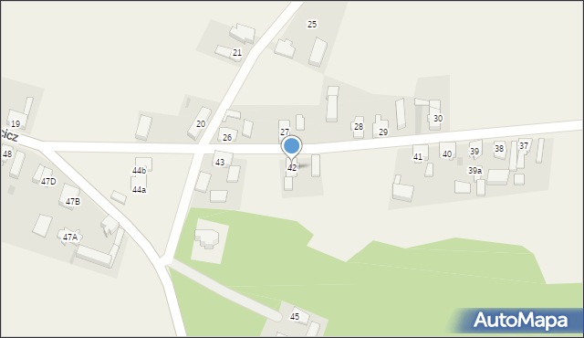 Chocicz, Chocicz, 42, mapa Chocicz