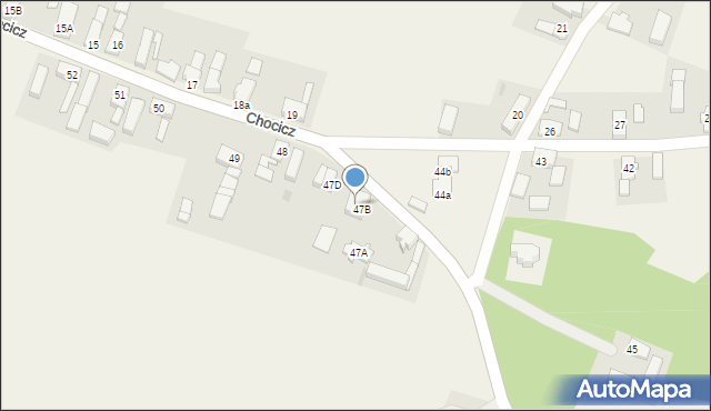 Chocicz, Chocicz, 47C, mapa Chocicz