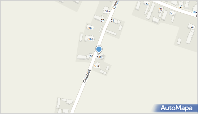 Chocicz, Chocicz, 53b, mapa Chocicz