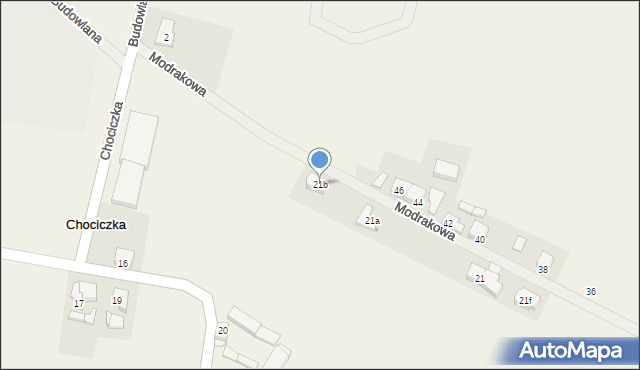 Chociczka, Chociczka, 21b, mapa Chociczka