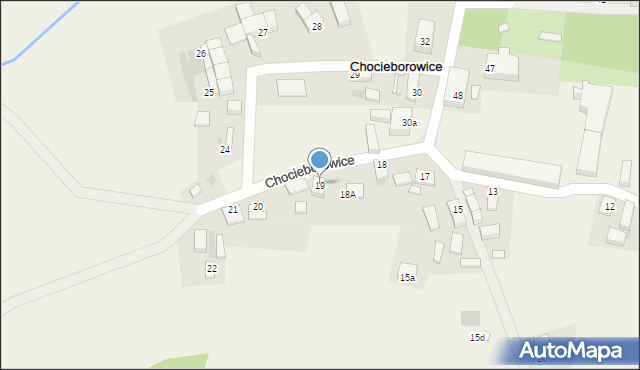 Chocieborowice, Chocieborowice, 19, mapa Chocieborowice