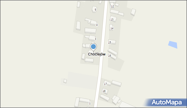 Chociejów, Chociejów, 2, mapa Chociejów