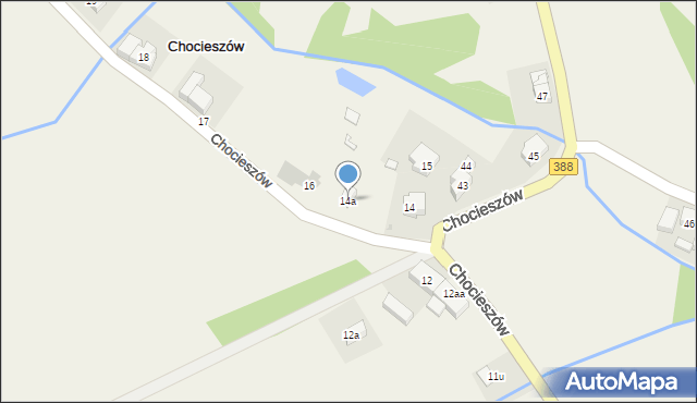 Chocieszów, Chocieszów, 14a, mapa Chocieszów