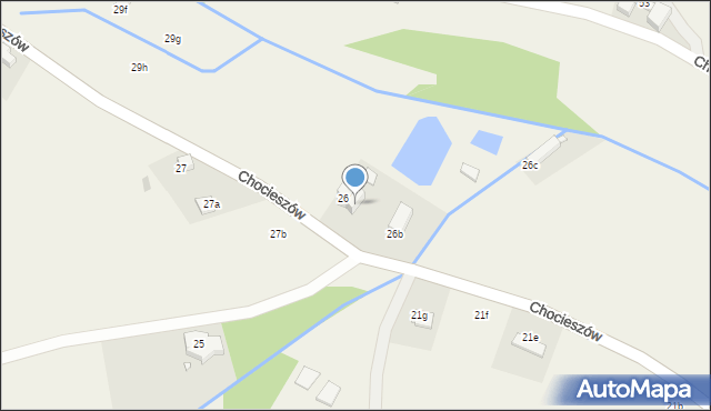 Chocieszów, Chocieszów, 26a, mapa Chocieszów
