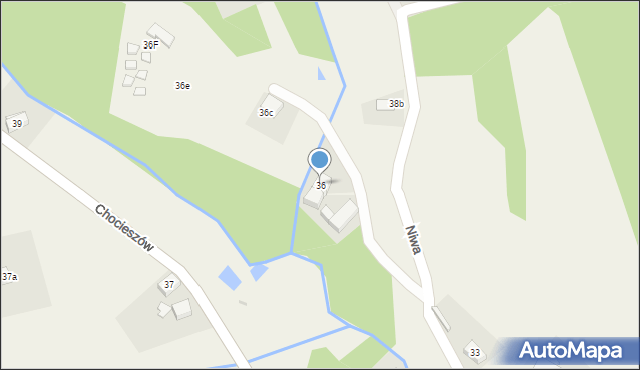 Chocieszów, Chocieszów, 36, mapa Chocieszów