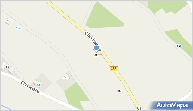 Chocieszów, Chocieszów, 49f, mapa Chocieszów