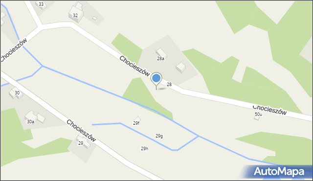 Chocieszów, Chocieszów, 50z, mapa Chocieszów