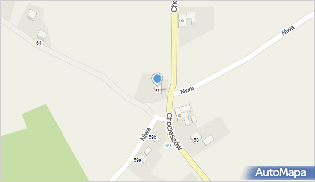 Chocieszów, Chocieszów, 61, mapa Chocieszów