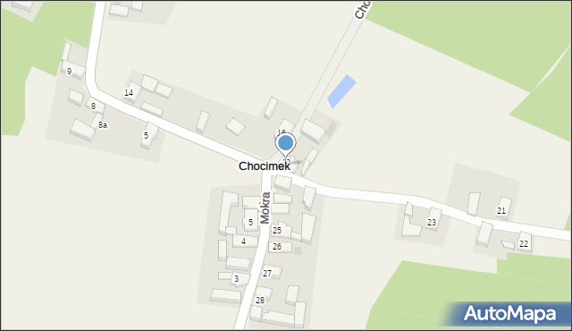 Chocimek, Chocimek, 18, mapa Chocimek