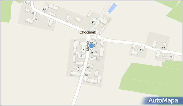 Chocimek, Chocimek, 25, mapa Chocimek