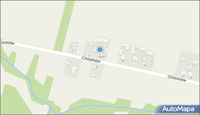 Chocimów, Chocimów, 4, mapa Chocimów