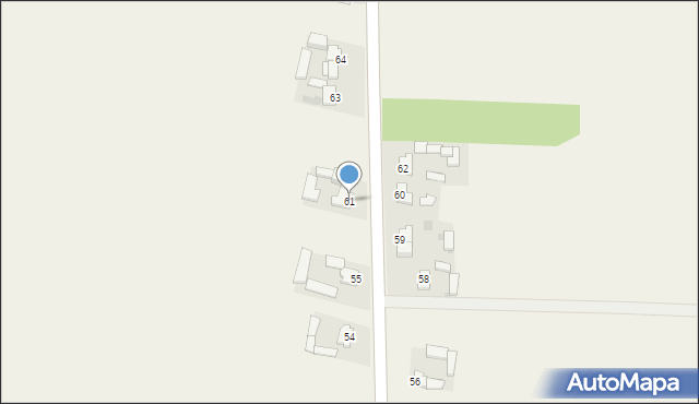 Chocimów, Chocimów, 61, mapa Chocimów