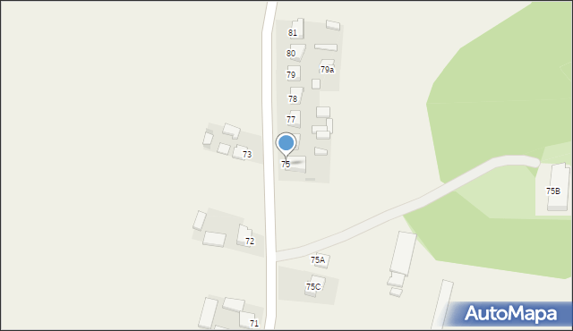 Chocimów, Chocimów, 75, mapa Chocimów