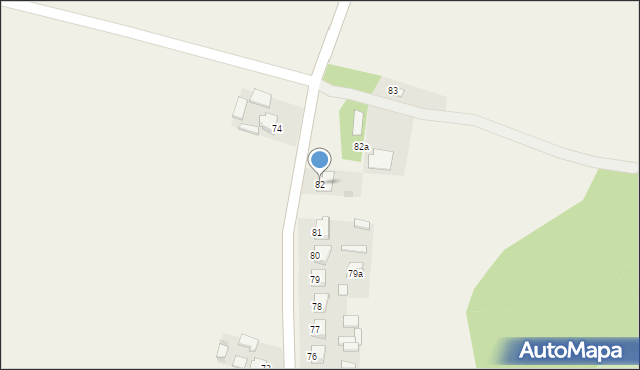 Chocimów, Chocimów, 82, mapa Chocimów