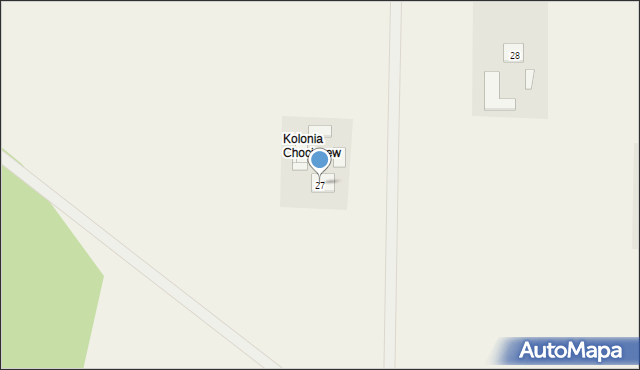 Chociszew, Chociszew, 27, mapa Chociszew