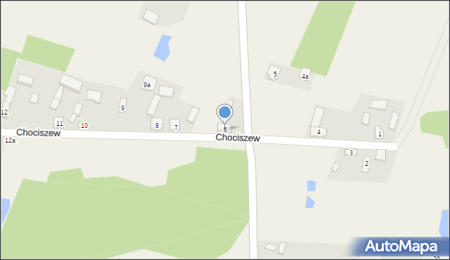 Chociszew, Chociszew, 6, mapa Chociszew