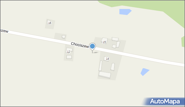 Chociszew, Chociszew, 13, mapa Chociszew