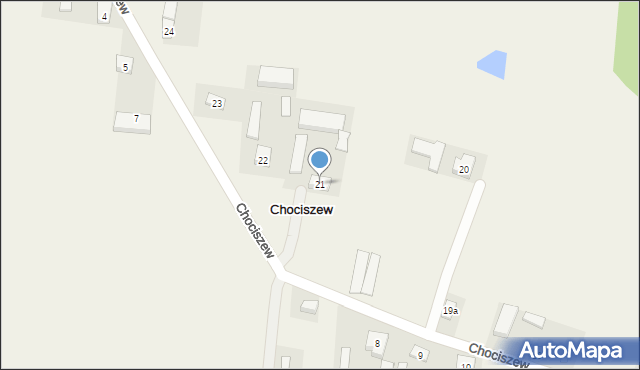 Chociszew, Chociszew, 21, mapa Chociszew