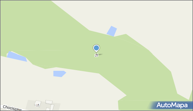 Chociszew, Chociszew, 25, mapa Chociszew