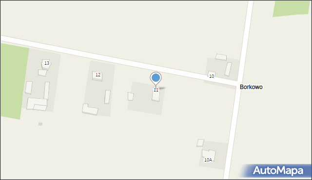 Chociszewo, Chociszewo, 11, mapa Chociszewo