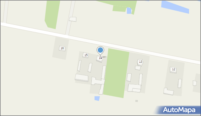 Chociszewo, Chociszewo, 14, mapa Chociszewo