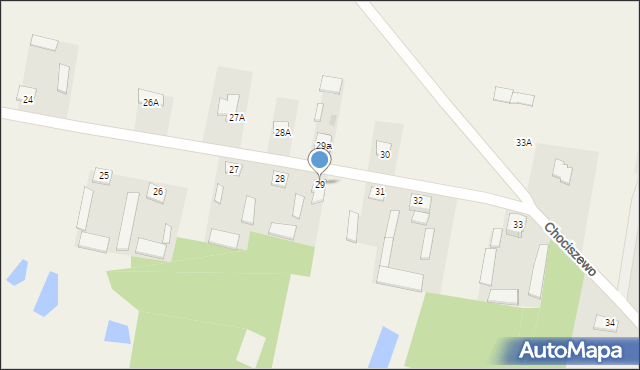 Chociszewo, Chociszewo, 29, mapa Chociszewo