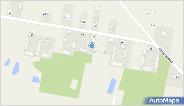 Chociszewo, Chociszewo, 29b, mapa Chociszewo