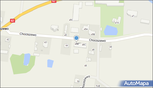 Chociszewo, Chociszewo, 46B, mapa Chociszewo